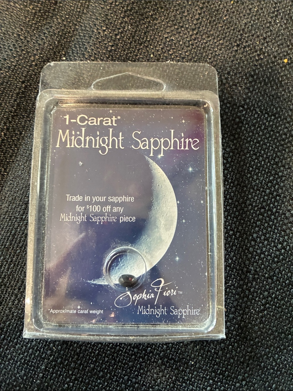 Midnight Sapphire 1-Carat loose stone  - Deep Blue